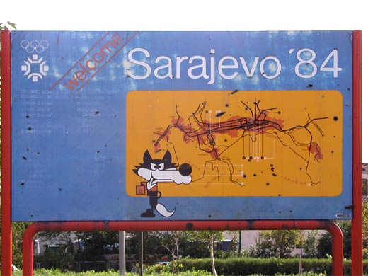 サラエヴォオリンピック看板